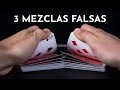 TOP 3 MEZCLAS y CORTES FALSOS CON CARTAS - Magia explicada