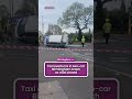 Taxi overturns in two-car Birmingham crash as road closed