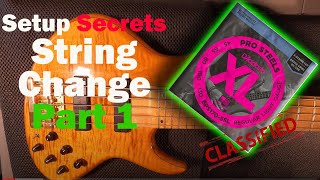 Ric Fierabracci's Bass Secrets: Changing Your Strings! Part #1