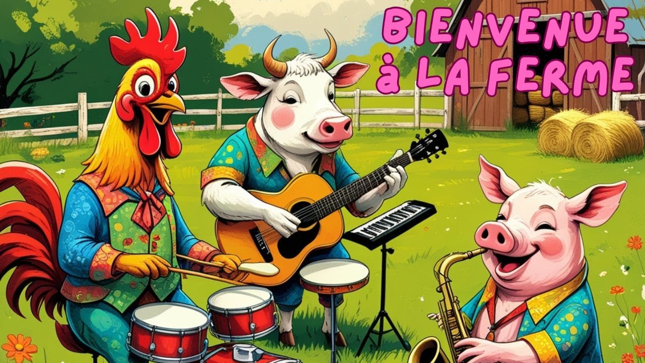 Bienvenue à la ferme 🐷🎵 - Chanson pour chanter et danser - YouTube