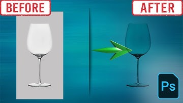 How to make Transparent Glass in Photoshop - Photoshop Tutorial - SQ TECH LAB