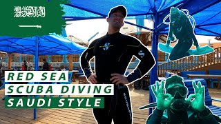 My first DEEP DIVE in the Red Sea - Jeddah's BEST Scuba Diving Spot
