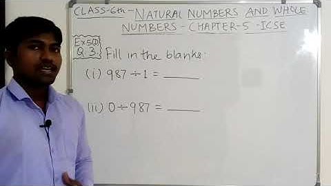 Q.3 - Ex.5(D) - Natural Numbers and Whole Numbers - ICSE Maths Class 6th -  Chapter 5.