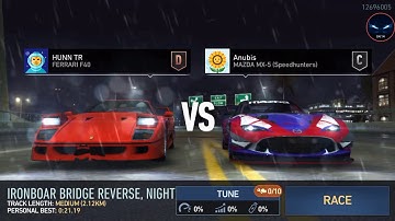 NEED FOR SPEED No Limits Gameplay | UNDERGROUND RIVALS | OUTSKIRTS | FERRARI F40