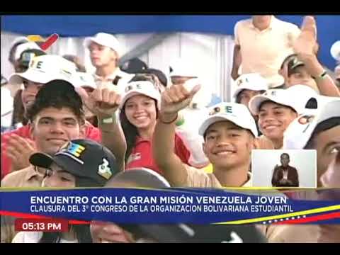 Maduro en encuentro con la Gran Misión Venezuela Joven, 17 de mayo de 2024