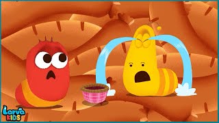 The Boo Boo Larva Kids Song Larva Kids Nursery Rhymes & Kids Songs (george on bike) Mummy pig doctor