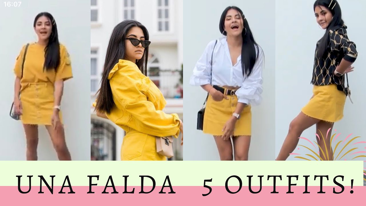 1 Falda 5 ! Looks rápidos e increíbles! - YouTube