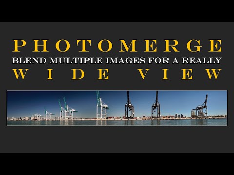 PHOTOMERGE - BLEND MULTIPLE IMAGES FOR A REALLY WIDE VIEW #Photomerge