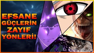 Efsanevi Yeteneklerin Zayıf Yönleri Sharingan, Quirk, Reiatsu, Haki Ve Daha Fazlası