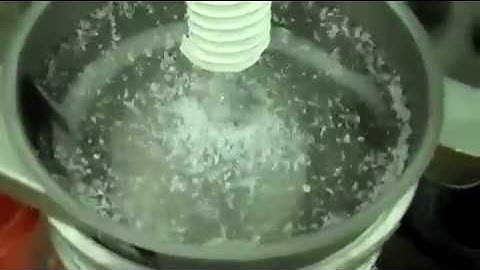 Vibroscreen Circular Vibratory Screener Separates Pellets | Kason Test Lab