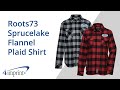 Roots73 Sprucelake Flannel Plaid Shirt from 4imprint