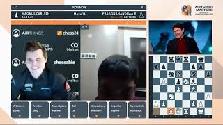 Magnus Carlsen vs Praggnanandhaa | CCT Airthings Masters 2022