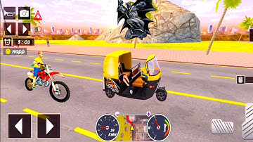 Tuk Tuk auto rickshaw driver 3D game - #214 auto rickshaw driving game - Android iOS Gameplay