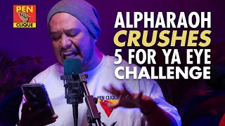 Alex Alpharaoh takes on the 5 For Ya Eye poetry challenge! | Pen Clique Poetry Podcast