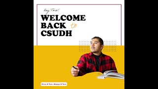 Getting Restarted at CSUDH
