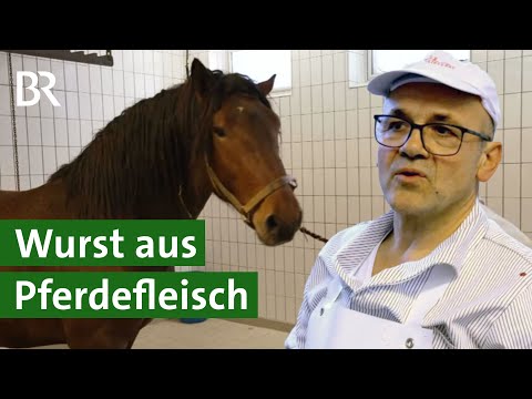 Tradition: Metzger am Viktualienmarkt macht Wurst aus Pferden | Unser Land | BR
