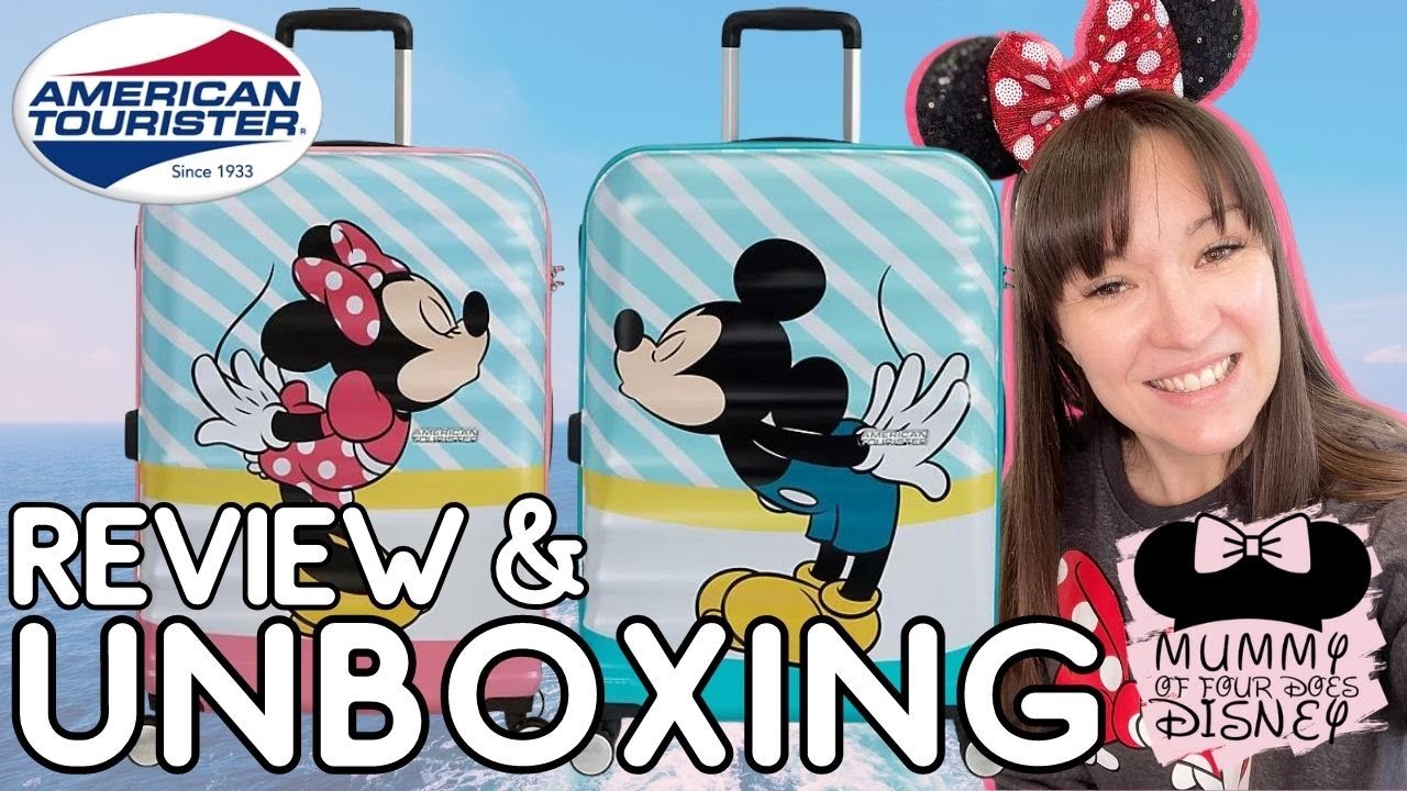 American Tourister Disney Wavebreaker Medium Spinner Suitcase Unboxing & Review | Mummy Of Four