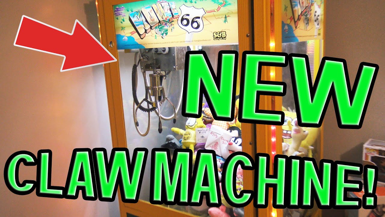 MY NEW ROUTE 66 CLAW MACHINE!! | Arcade Games