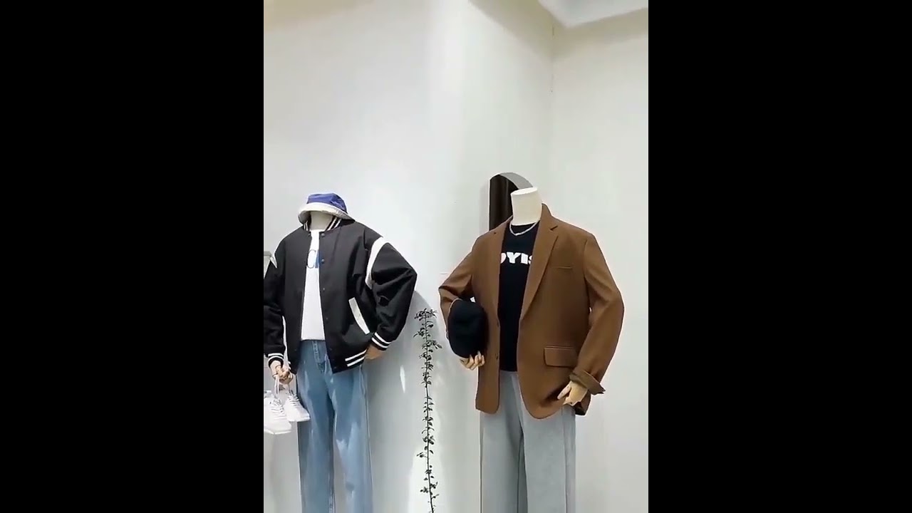 Jelimate Half Body Male Mannequin Torso Fashion Men Body Display Dress Form Clothing Display Video