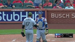 LAD@STL: Morrow secures the Dodgers' win in 9th