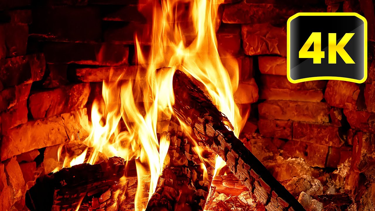 Fire Youtube 3 Hours Cozy Fireplace Ambience with Relaxing Fire Sounds🔥4K Crackling ...