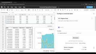 How to build a connected spreadsheet from a data source in Row Zero