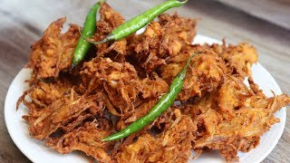 कांदा भजि कुरकुरे हलवाई की तरहा बनानेका सही तरीका | Crispy Onion Pakoda | Geeta Cooking World