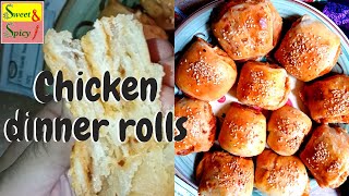 Chicken Dinner rolls | Sweet and Spicy
