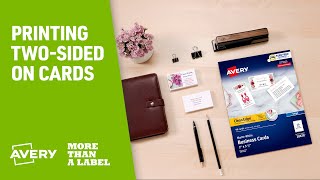 How to Print DoubleSided Cards with Avery Products