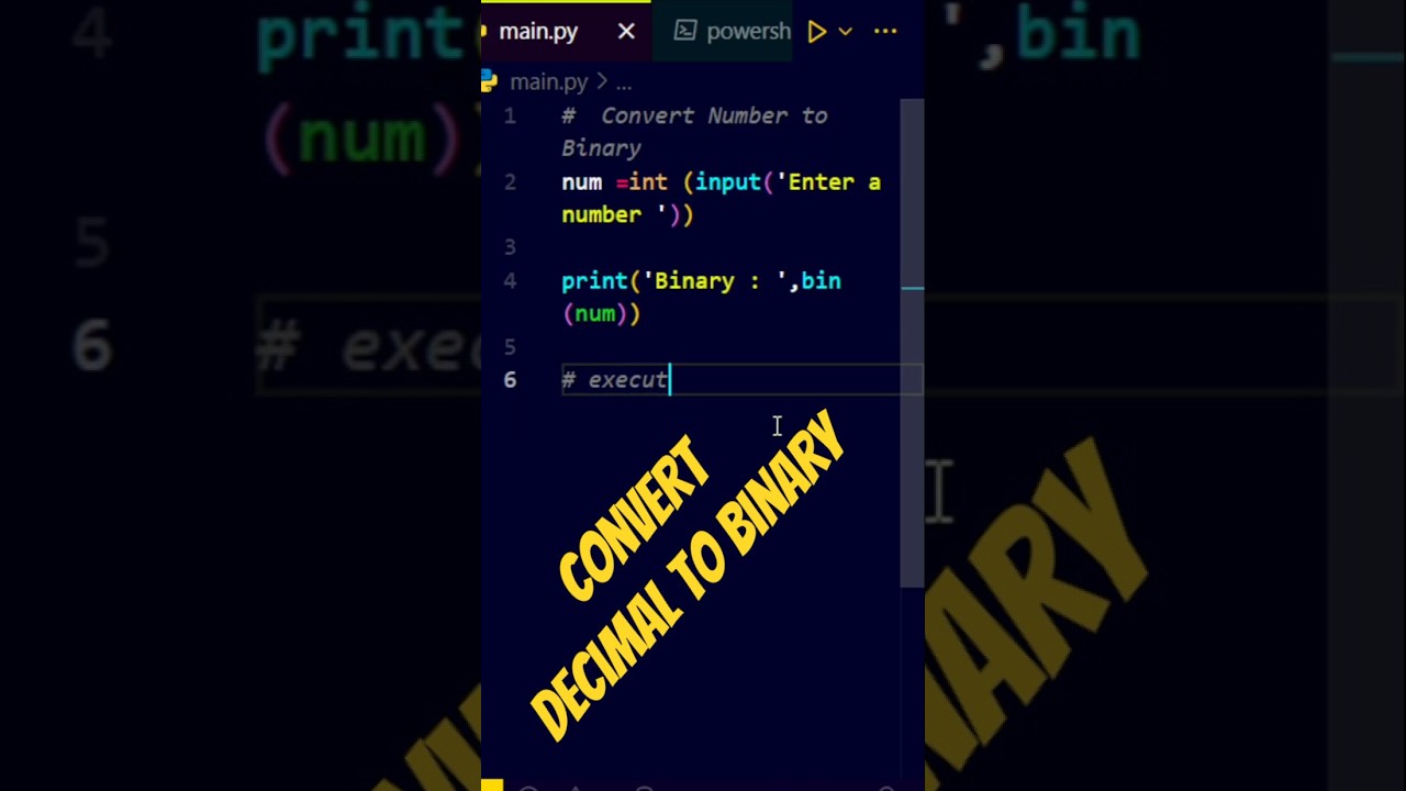 Convert Number to Binary in Python 