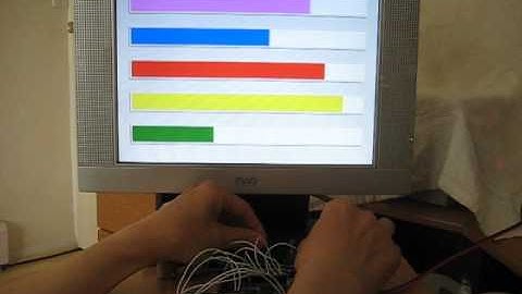 JP Serial VGA Display module horizontal bar function test for 640x480 VGA Monitor