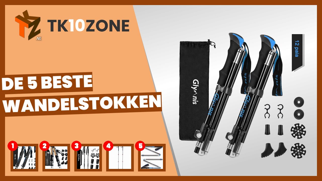 De 5 beste wandelstokken
