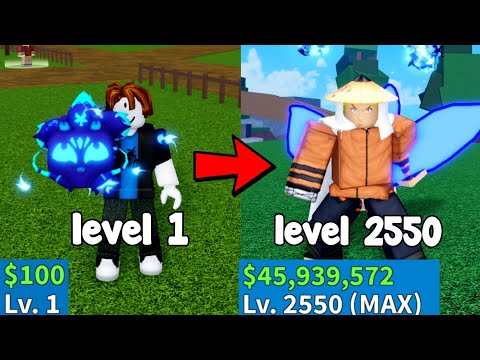 Starting Over as Naruto with Kitsune Noob to Master in Blox Fruits