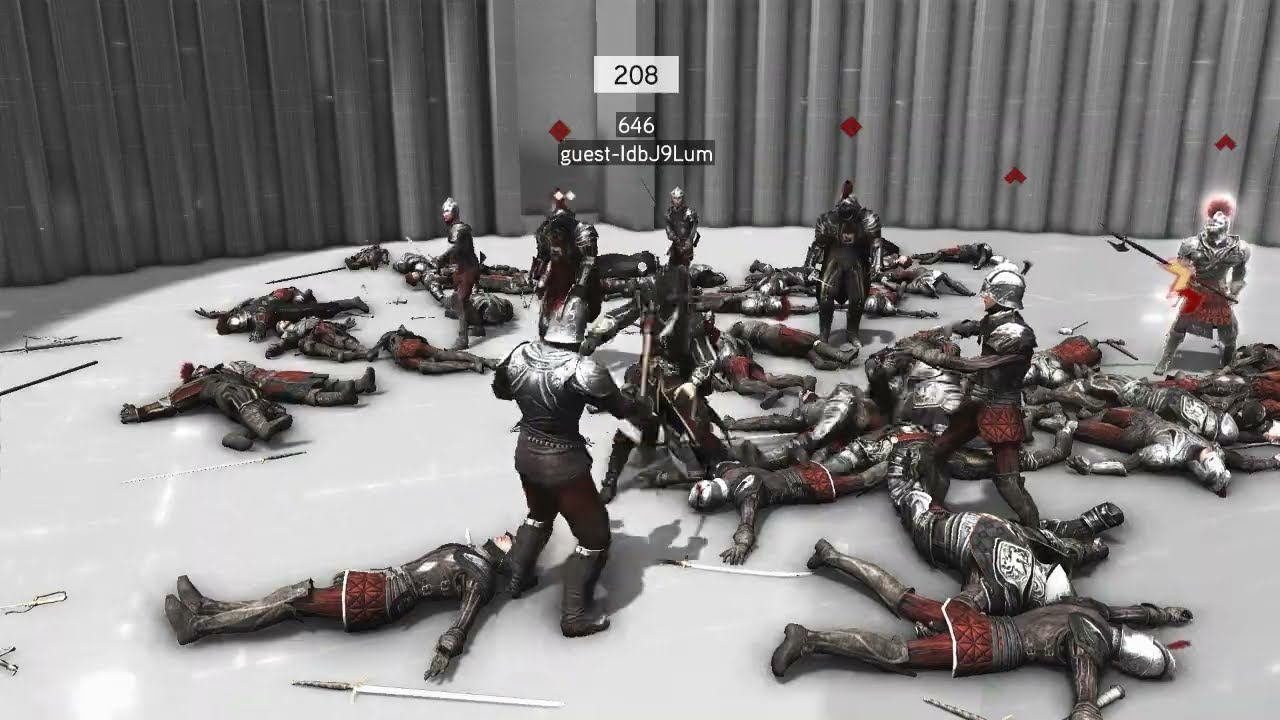 (1368 Kills) Virtual Training Flawless All Weapons Assassin's Creed Brotherhood