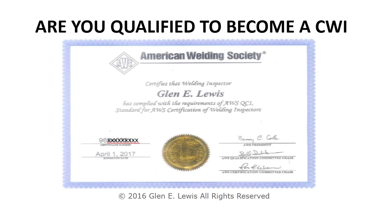 Cwi Certification