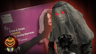 Haunting Ghost Bride Animatronic UNBOXING/SETUP & OVERVIEW - The Home Depot 2021 Prop 🎃 👻
