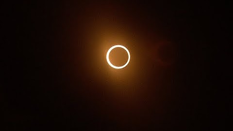 Annular Solar Eclipse 2023 - 4K - Ring of Fire