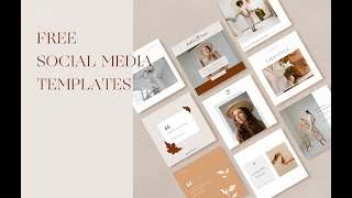 Squarestylist Social Media Template Kit using Adobe XD (Free template for you!)