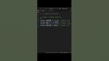 JavaScript OR (||) Operator with Real Output ⚡ | JS Explained #shorts @abhikacode