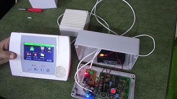 Ron in the shop with FBI Voice siren connected to Honeywell Lynx Touch DIY