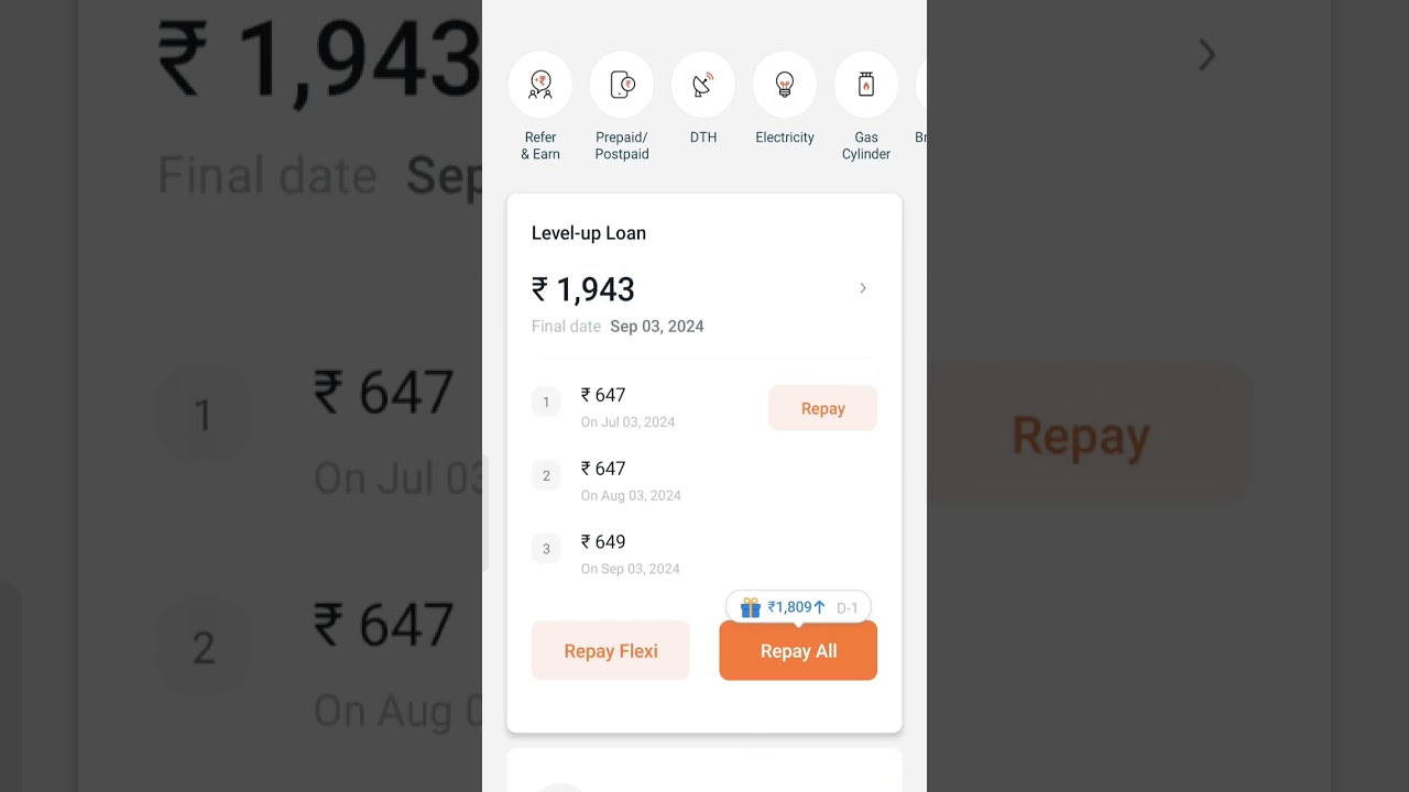 true balance instant loan 1500-2000 level up loan without income proof