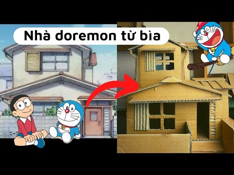 Video Làm nhà bằng giấy cát tông( carton) từ thùng sữa phần... - youtube