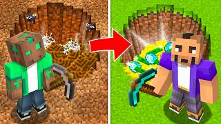 Pasé de MINA POBRE a MINA MILLONARIA en Minecraft!