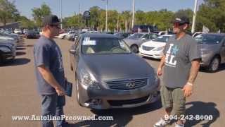 Autoline Preowned 2011 Infiniti G25 For Sale Used Walk Around Review Test Drive Jacksonville