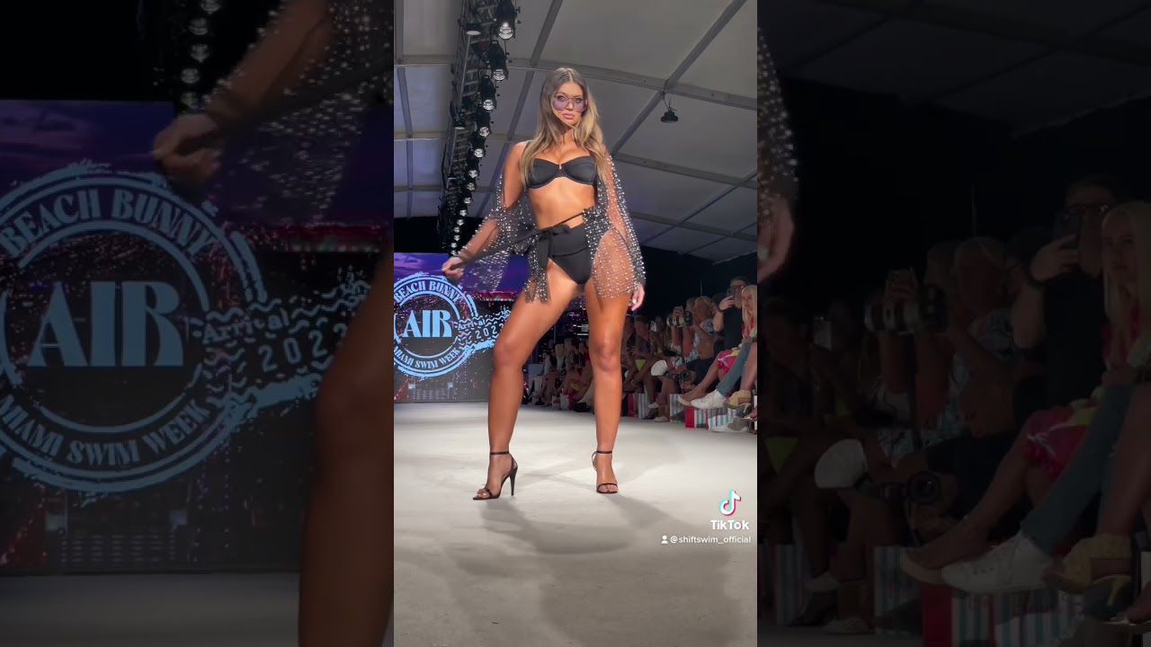 When Sofia Jamora steps on a fashion runway by Beach Bunny Swimwear #beachbunny #shorts