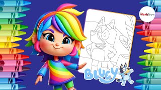 Bluey Coloring Pages Fun Relax For Kids