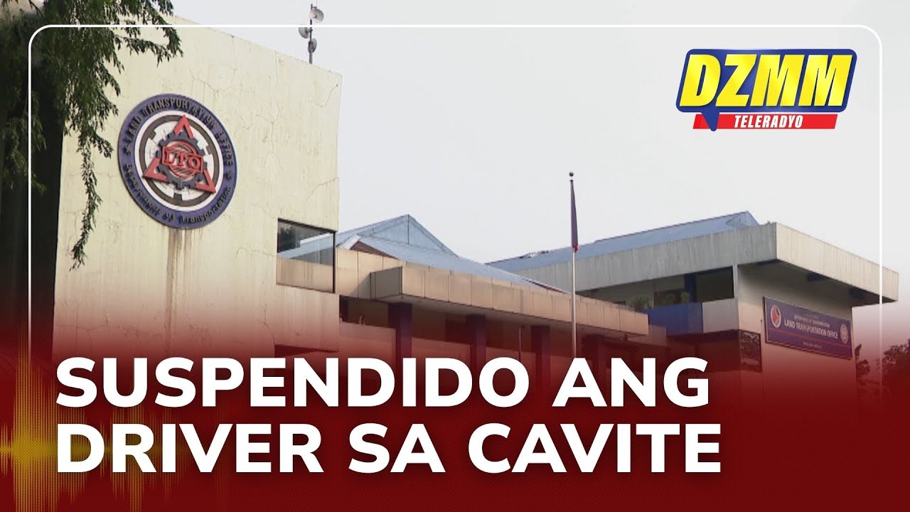 LTO suspends license of driver in Cavite after running over an enforcer ...