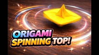 “How To Make a Perfect  Origami Spinning Top - Aadrit's Origami