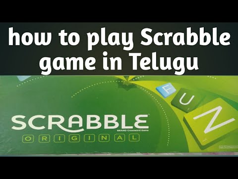 Como jogar jogo Scrabble, em Telugu