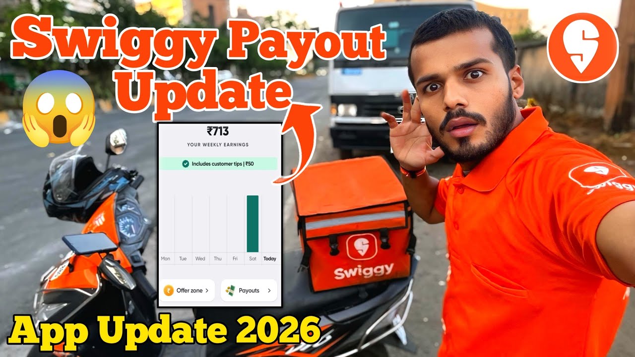 Swiggy New Payout Update 😱| Swiggy App Update 2026 | Part-Time Swiggy Earning || 